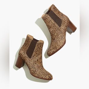 MADEWELL Laura Chelsea Boot in Spotted Calf Hair